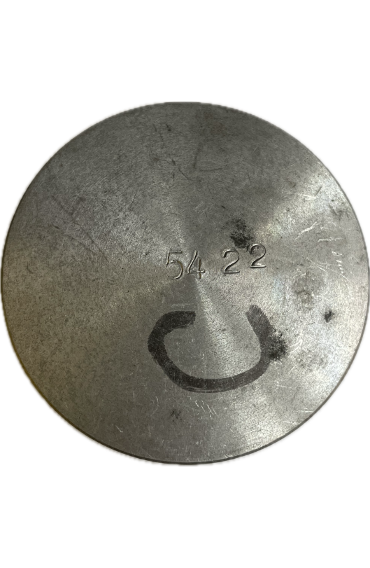 Pistone Mis.54.22 2 Fasce Spin.16mm Nudo