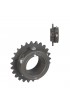 Corona Ø50mm chiavetta 8 ergal