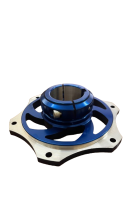 Portacorona In Alluminio Anodizzato Blu Per Assale Da 40mm Rr