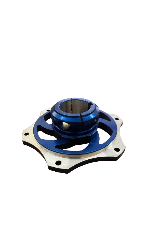 Portacorona In Alluminio Anodizzato Blu Per Assale Da 40mm Rr
