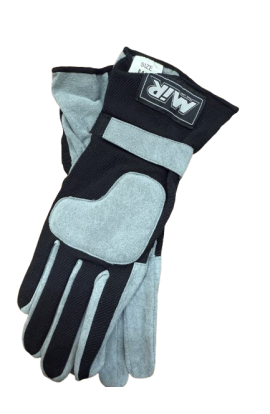 Guanti Tg M/9, Col. Nero/Grigio, Mir (Stock)