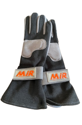 Guanti Tg 6, Col. Nero/Grigio, Mir (Stock)