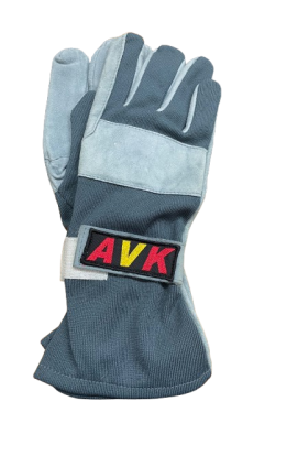 Guanti Tg Xl Col. Grigio Chiaro E Grigio Scuro, Avk (Stock)