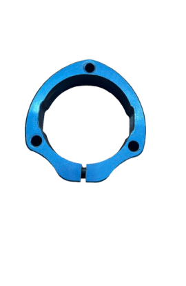 Guscio In All. Anod. Blu 3 Fori Per Cuscinetto 40/50mm (D.80mm)