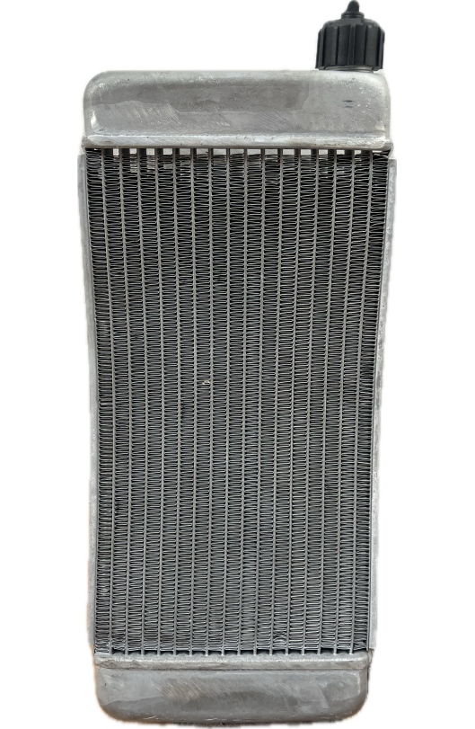 Radiatore Curvo Misure 42x20x5cm Colore Grigio Completo di Attacchi