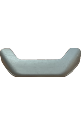 Spoiler Anteriore Mini Vintage Anni 90 Colore Argento Top Kart