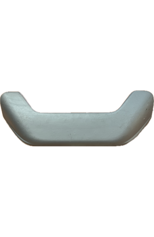 Spoiler Anteriore Mini Vintage Anni 90 Colore Argento Top Kart
