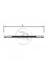 Tubo Inox 8mm -I/I- Nero L.53cm