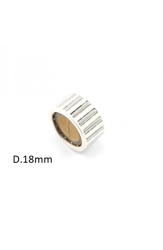 Gabbia argentata biella asse 18mm IKO