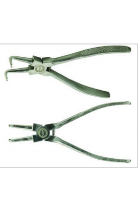 PINZE VIGOR CRV P/SEEGER INTERNI PIEGATE MM. 180