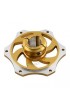 Portacorona D.30mm in Alluminio Anodizzato Oro