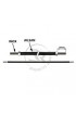 Tirante Freno M6x430 in Acciaio
