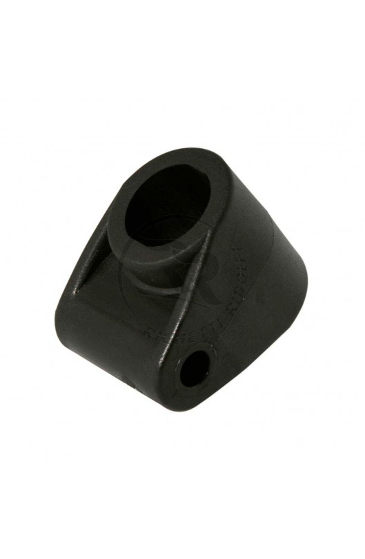 Supporto Piantone Sterzo D.20mm, Foro 6mm, Colore Nero