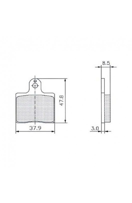 Pastiglie freno anteriore originale CRG VEN 05