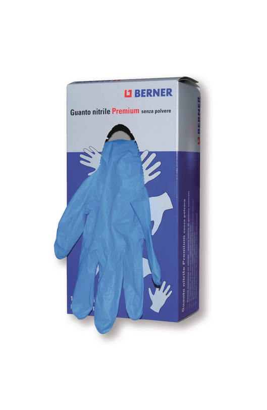 Guanto monouso in nitrile Berner