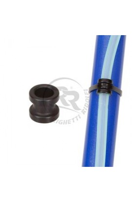Anello foro 9mm Nero per Fissaggio Tubo Benzina