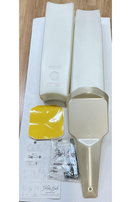 Kit Coppia Carenatura Anni 80/90 Frontalino Freenline Originale Colore Argento