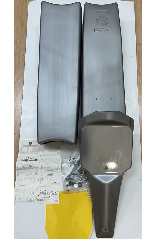 Kit Coppia Carenatura Anni 80/90 Frontalino Freenline Originale Colore Argento