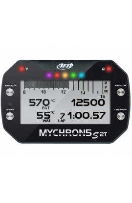 MyChron 5 2T AIM - GPS Lap timer 2 temperature - Con Sonda GAS - NEW VERSION "S" !